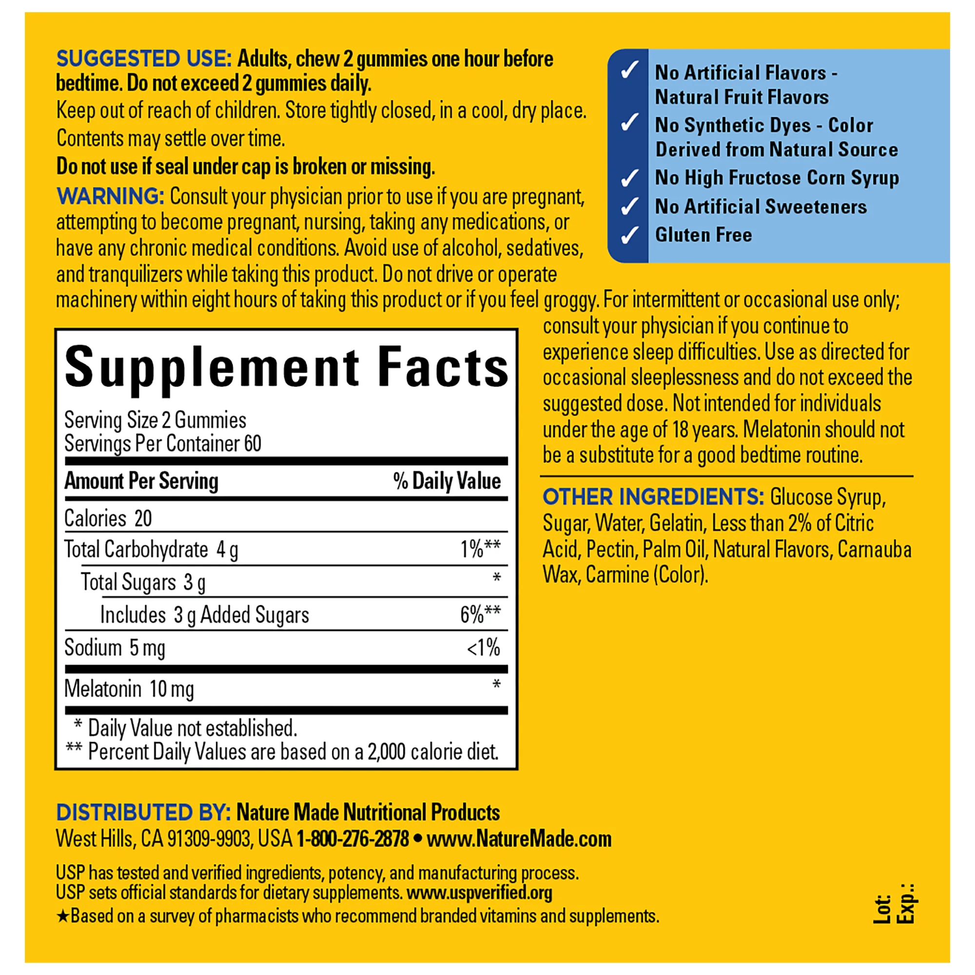 10 Mg Melatonin Gummies Maximum Strength Dosage