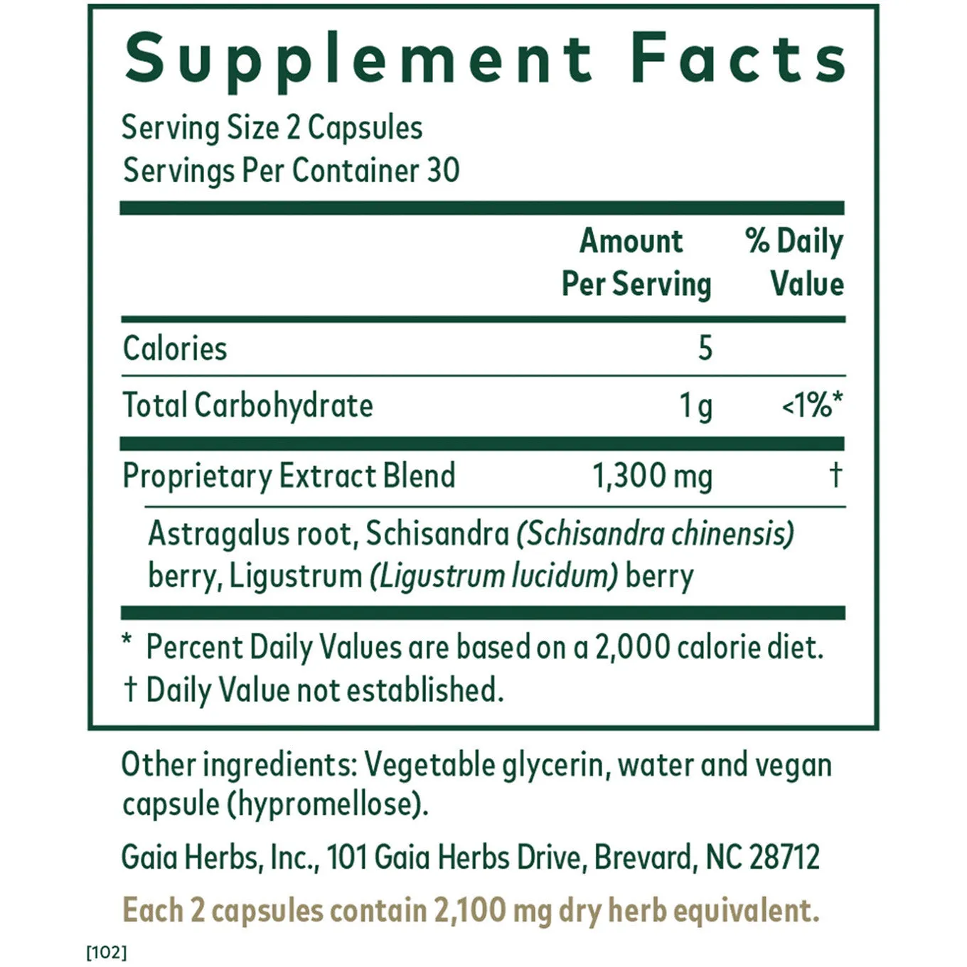 3-in-1 Immune Formula 60 lvcaps by Gaia Herbs Pro