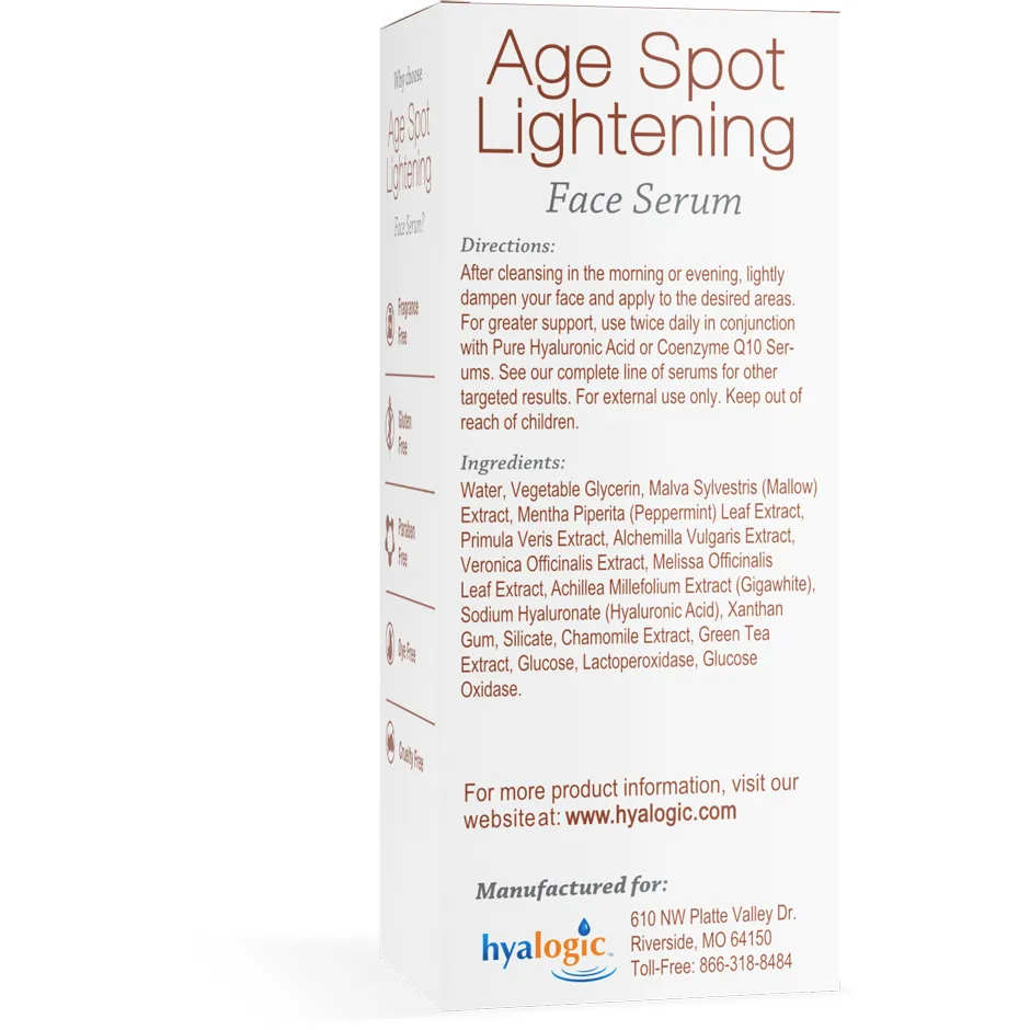 Age Spot Serum 1 fl oz by Hyalogic