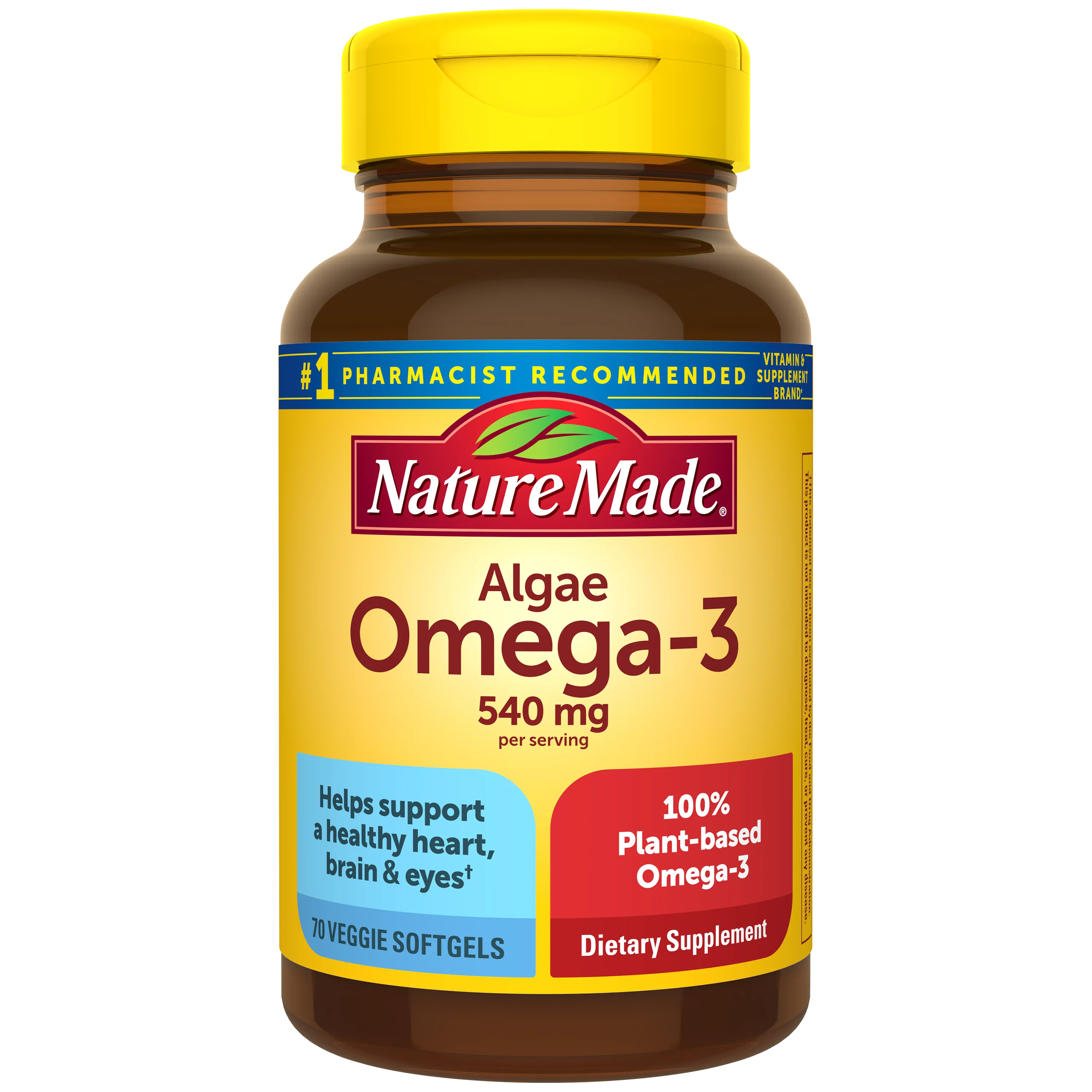 Algae Omega-3 540 mg Softgels