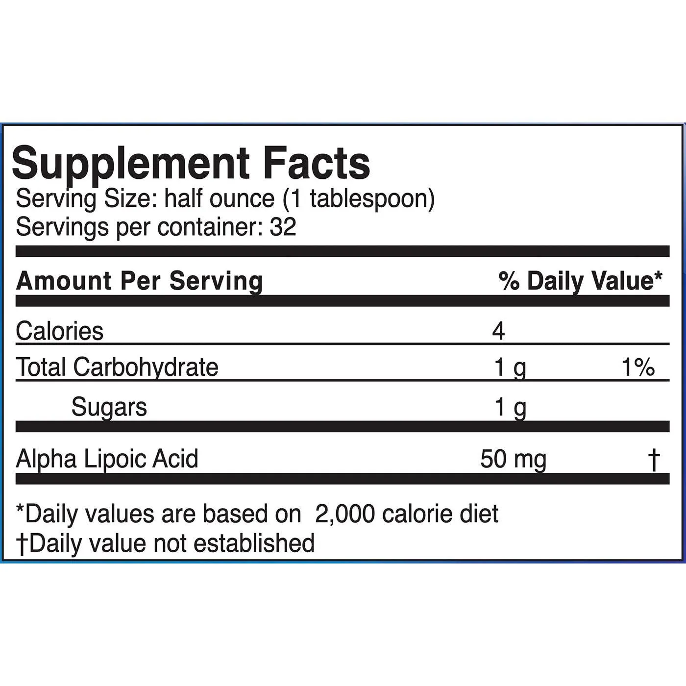 Alpha Lipoic Acid 16 oz by Dr.'s Advantage