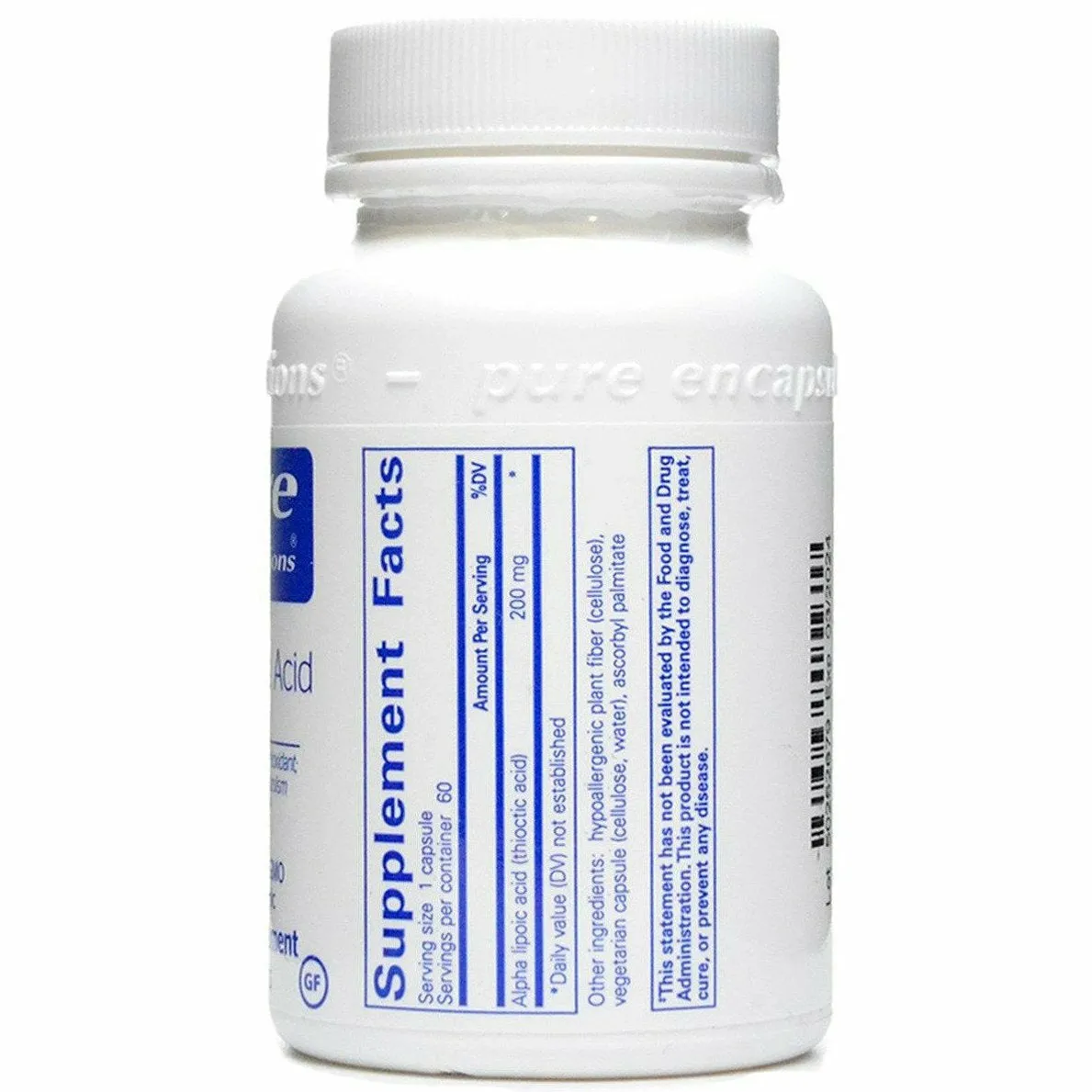 Alpha Lipoic Acid 200 mg by Pure Encapsulations