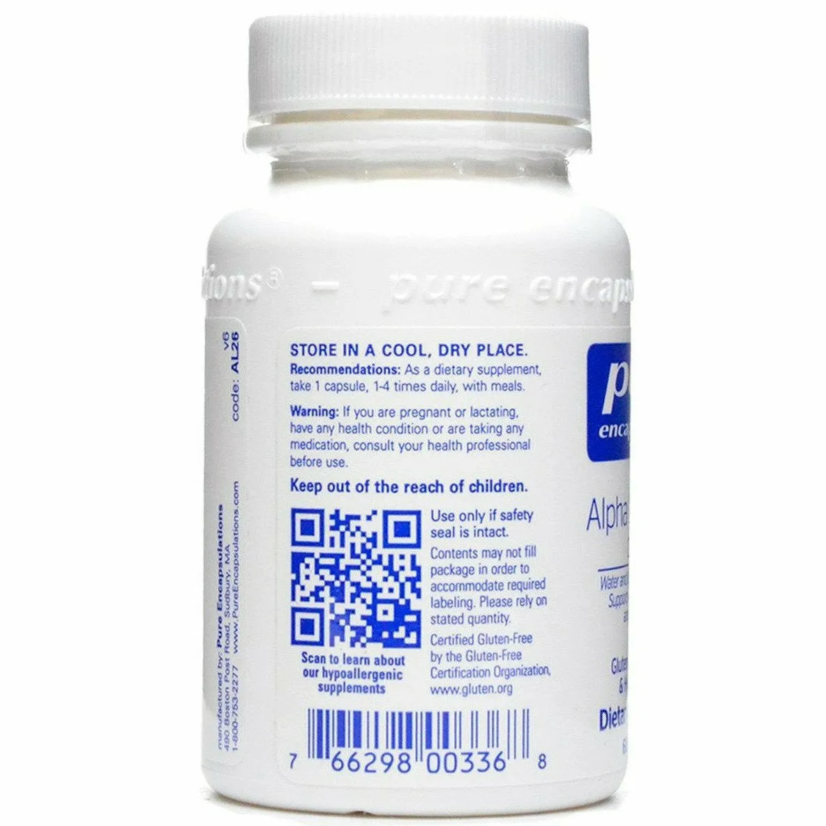 Alpha Lipoic Acid 200 mg by Pure Encapsulations