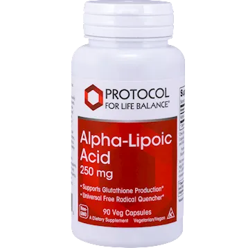 Alpha-Lipoic Acid 250 mg 90 vcaps by Protocol For Life Balance