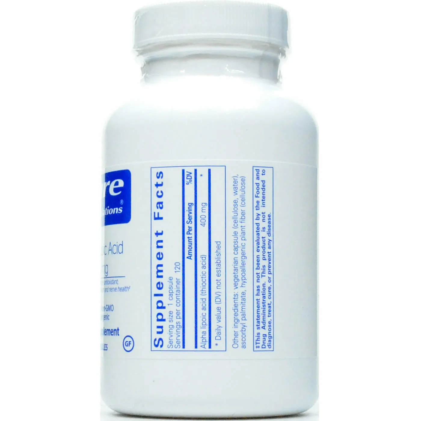 Alpha Lipoic Acid 400 mg by Pure Encapsulations