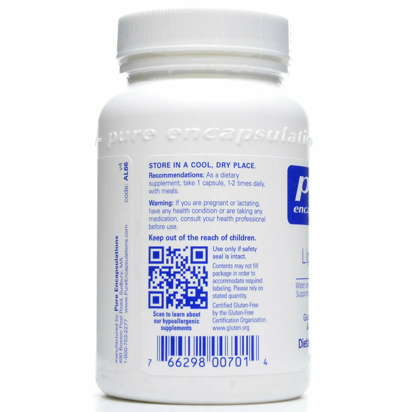 Alpha Lipoic Acid 600 mg by Pure Encapsulations