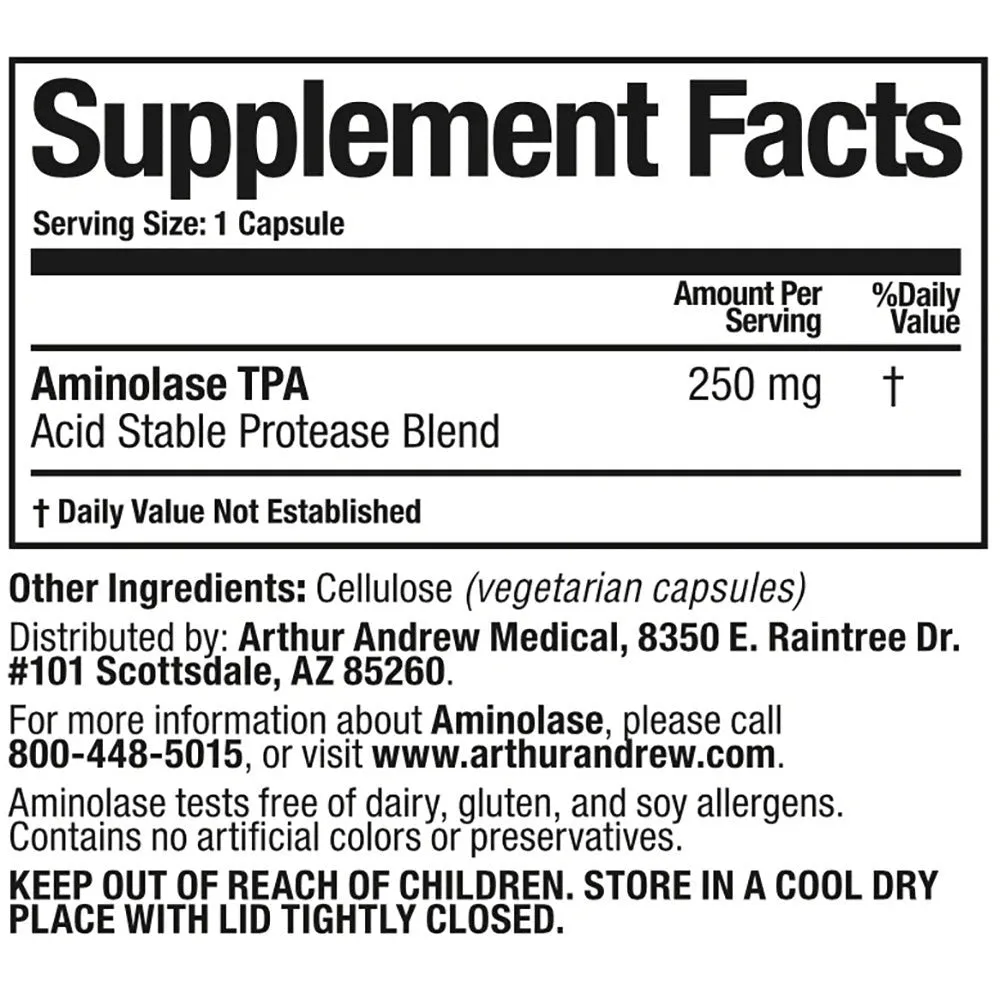 Aminolase TPA 90 caps by Arthur Andrew Medical Inc.