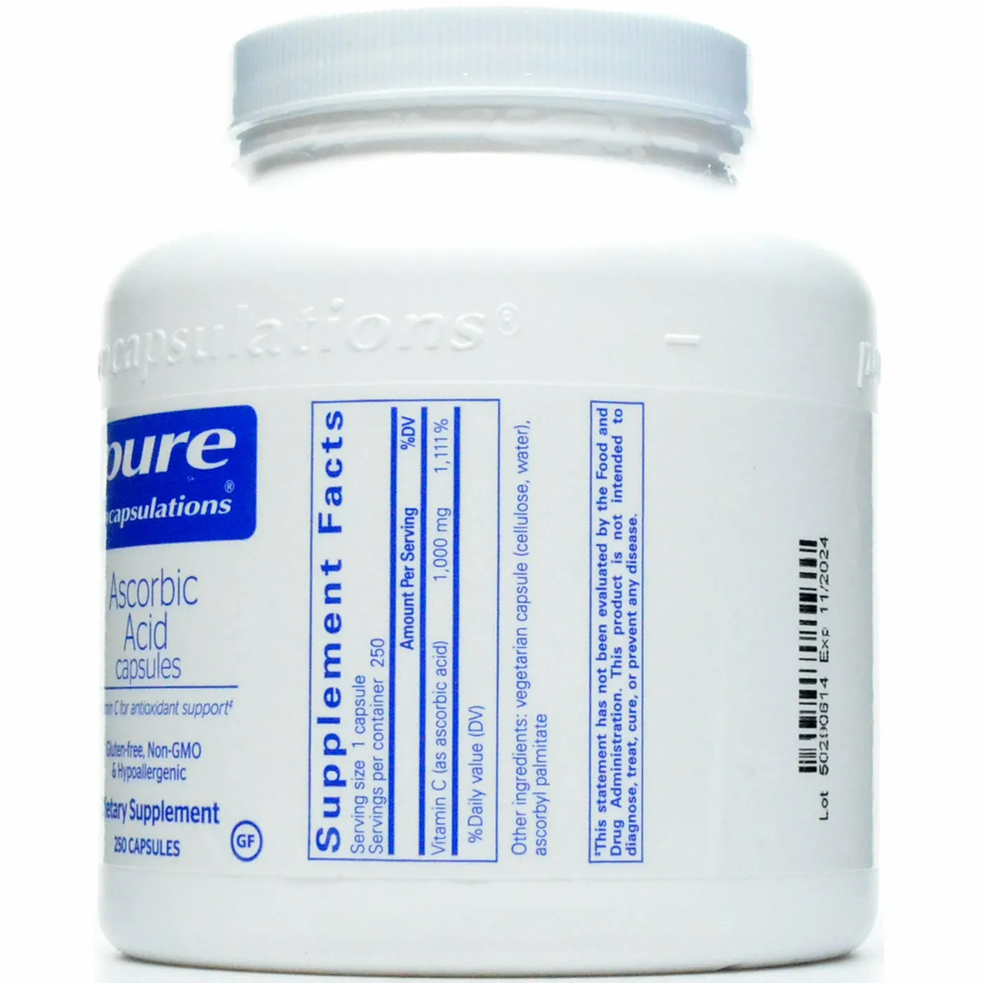 Ascorbic Acid by Pure Encapsulations
