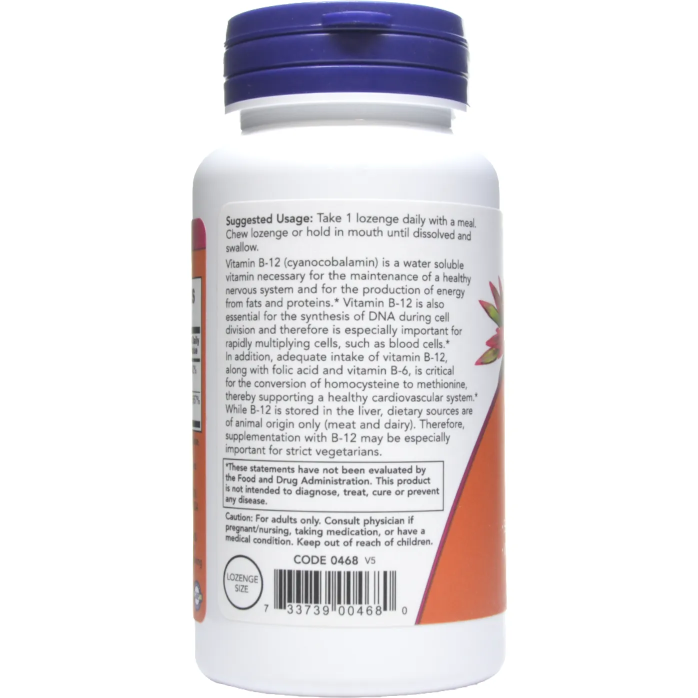 B-12 1000 mcg by NOW