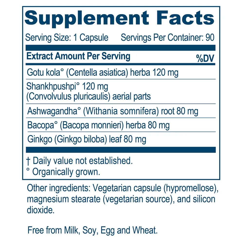 Bacopa Plus 90 vcaps by Ayush Herbs