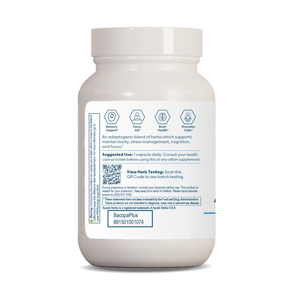 Bacopa Plus 90 vcaps by Ayush Herbs