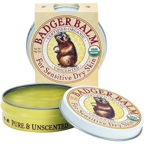 Badger Balm - Unscented 2 oz By W.S. Badger Company
