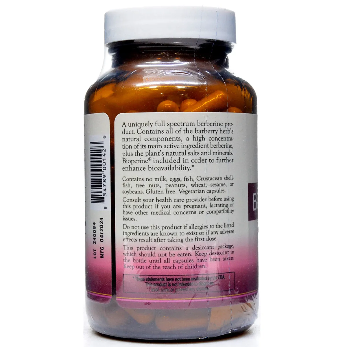 Berberine Plus 120 Capsules by True Botanica