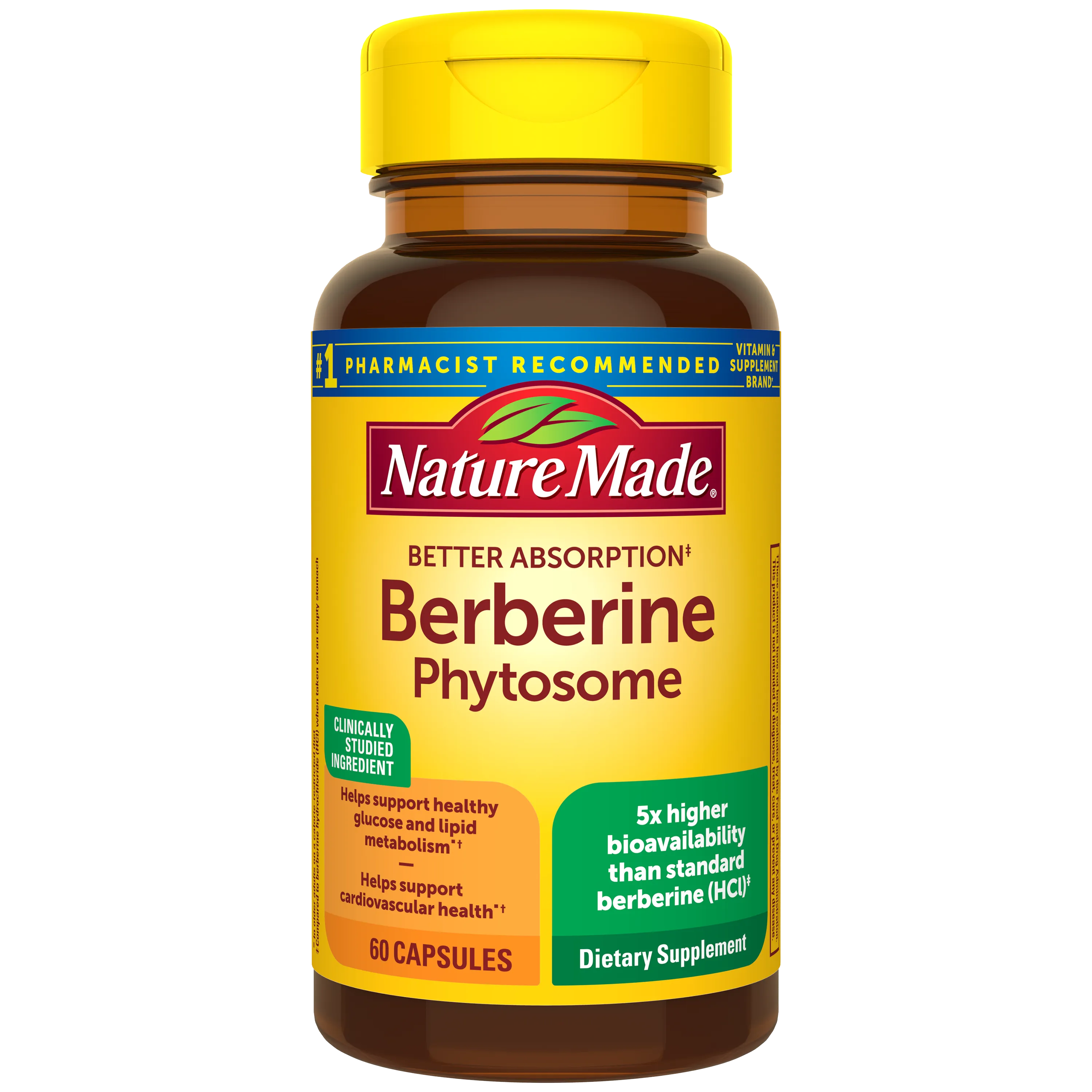 Better Absorption Berberine Phytosome 550 mg Capsules
