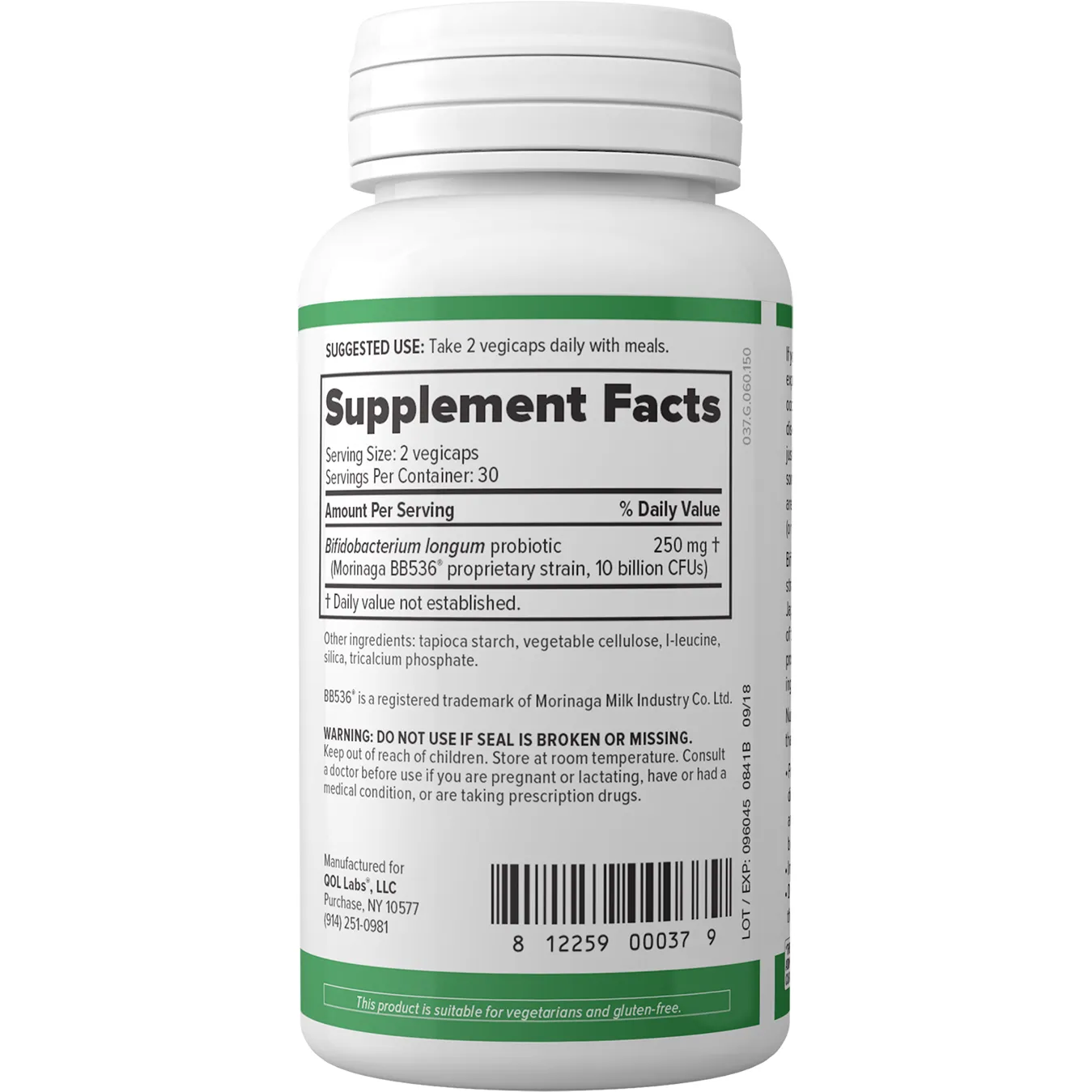 Bifilon 125 mg 60 vcaps by QOL Labs