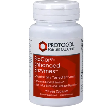BioCore Enhanced Enzymes 90 vcaps by Protocol For Life Balance