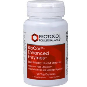 BioCore Enhanced Enzymes 90 vcaps by Protocol For Life Balance