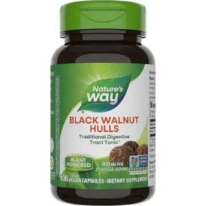 Black Walnut Hulls 100 caps by Nature's Way