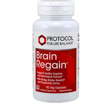 Brain Regain 90 vcaps by Protocol For Life Balance