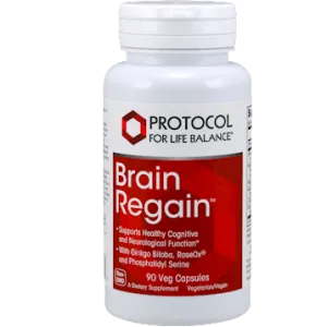 Brain Regain 90 vcaps by Protocol For Life Balance