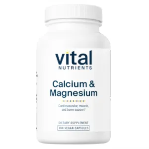 Calcium & Magnesium 100 caps by Vital Nutrients