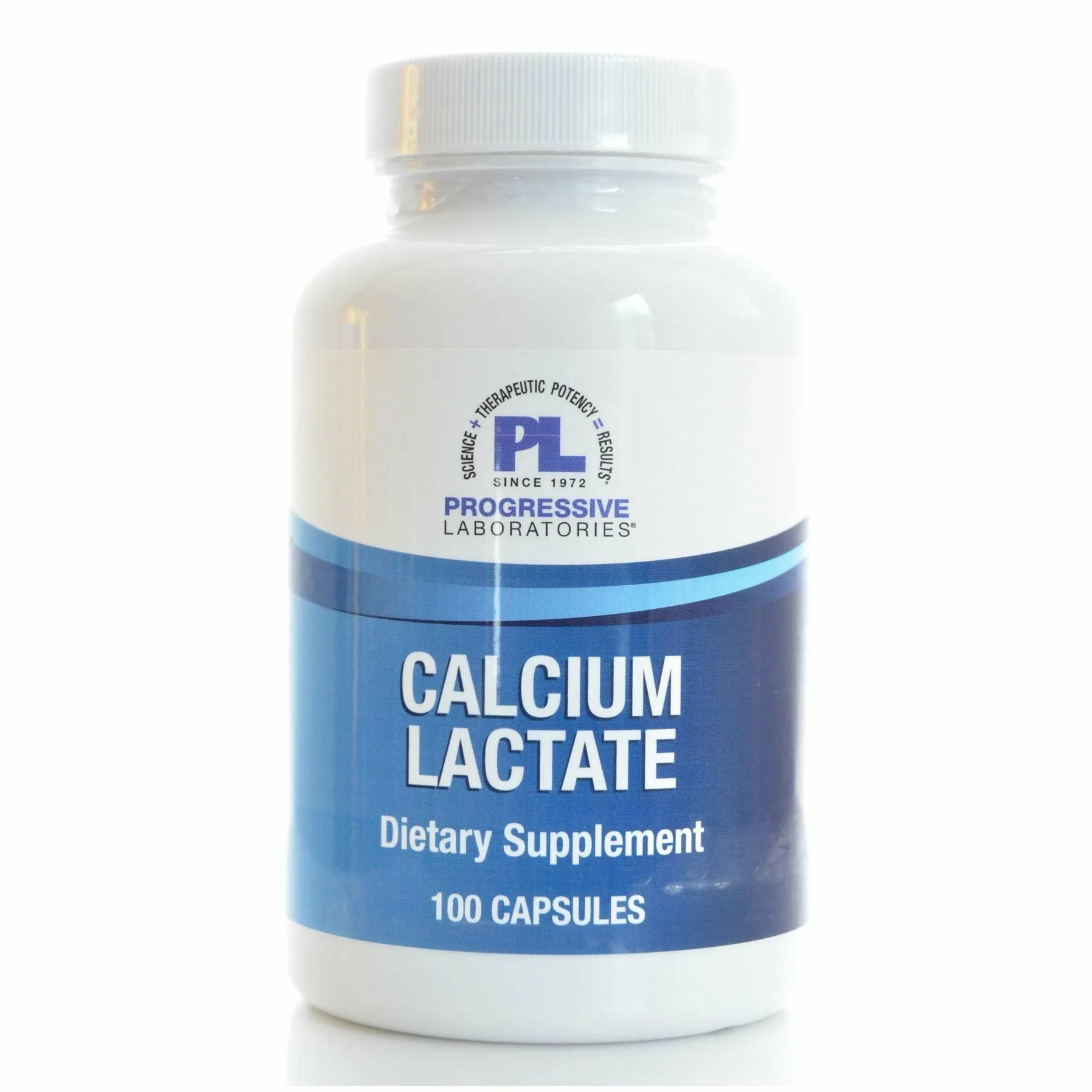 Calcium Lactate 115 mg 100 caps by Progressive Labs