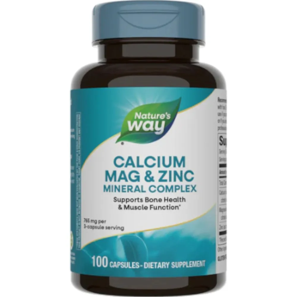 Calcium Magnesium & Zinc 100 caps by Nature's Way
