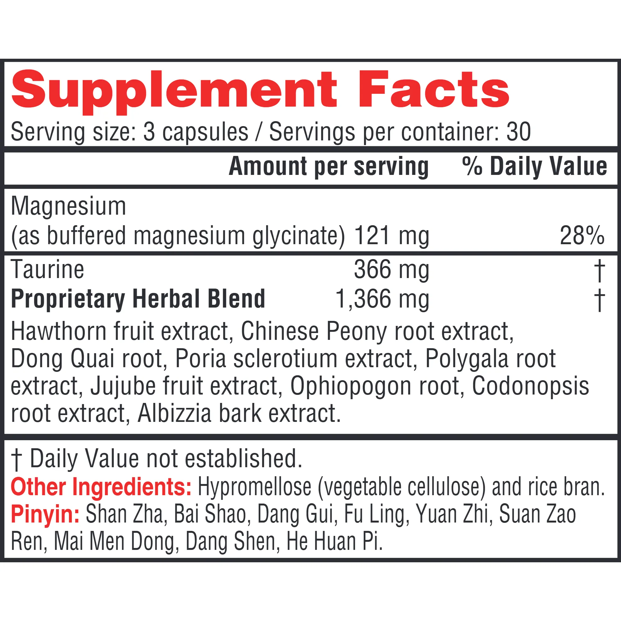 Calm Spirit 90 caps by Health Concerns