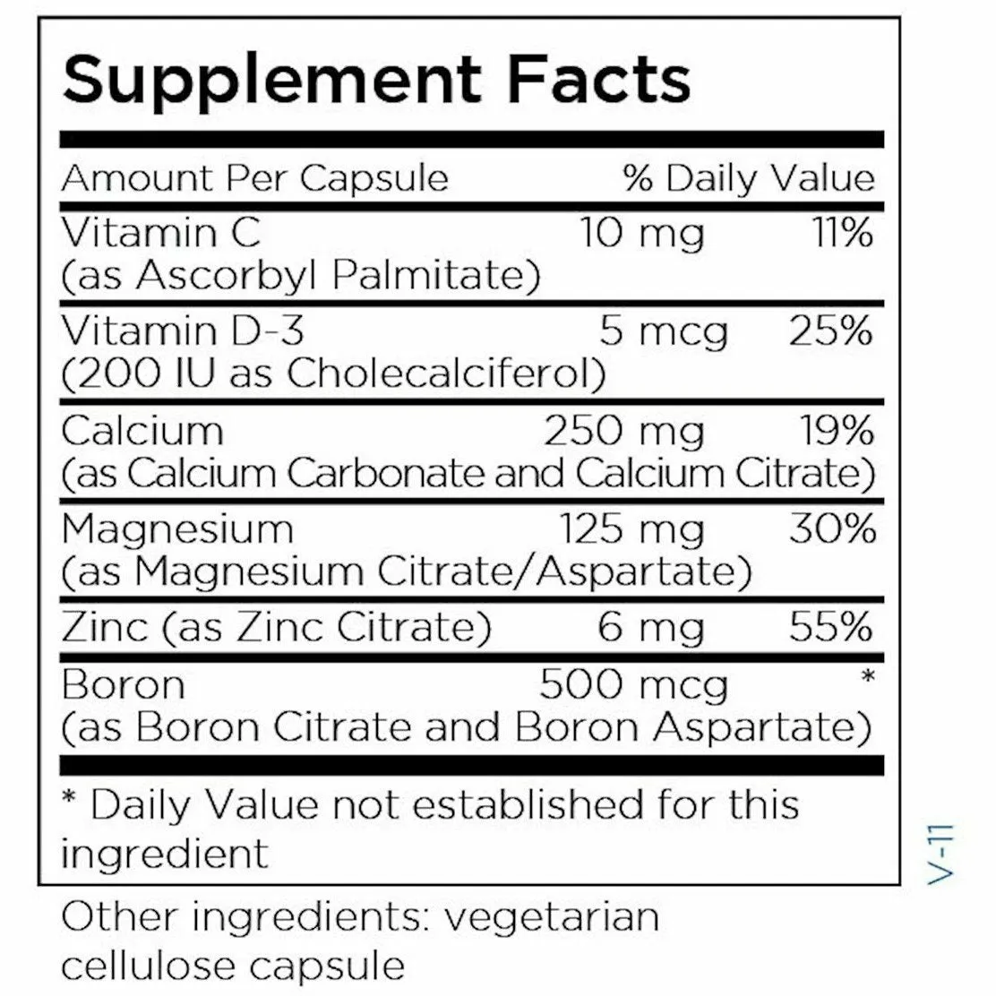 Cal/Mag/Zinc Complex w/Vitamin D 240 caps by Metabolic Maintenance