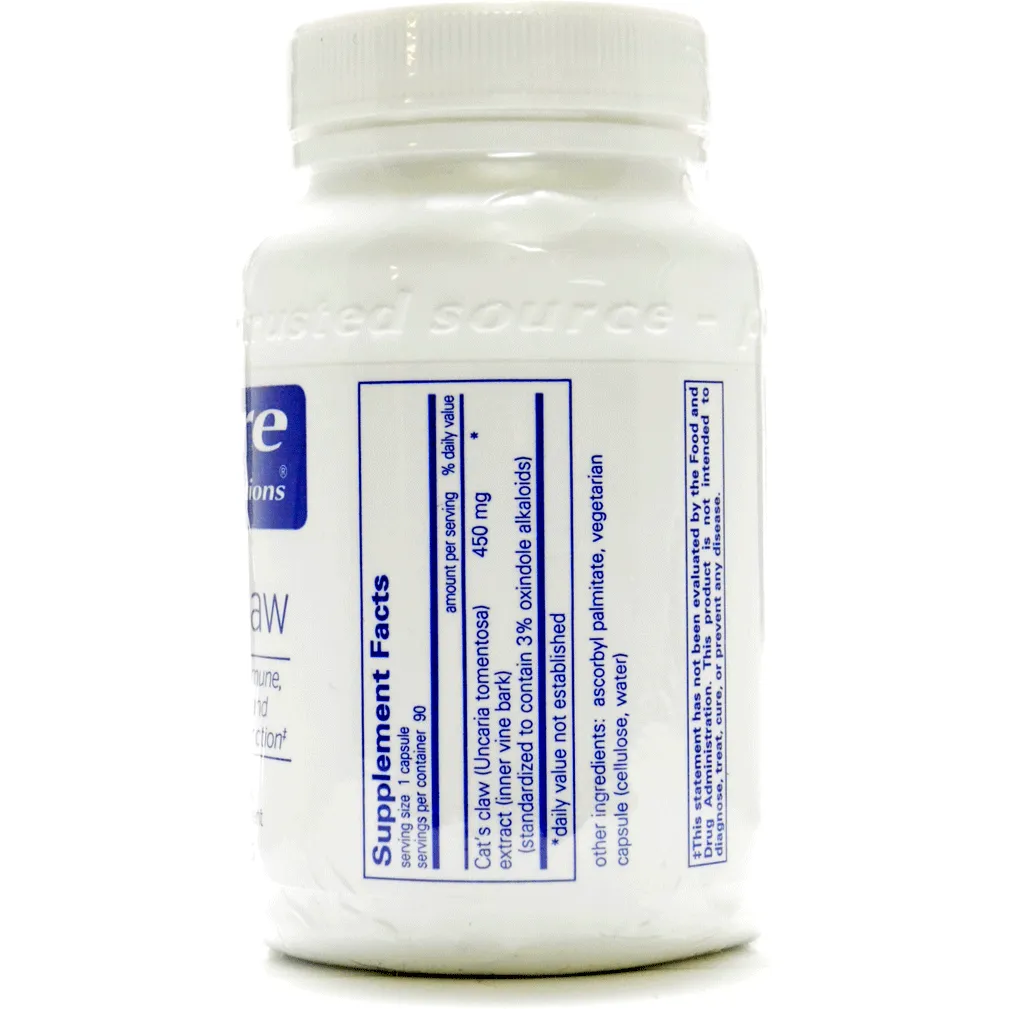 Cat's Claw 450 mg by Pure Encapsulations