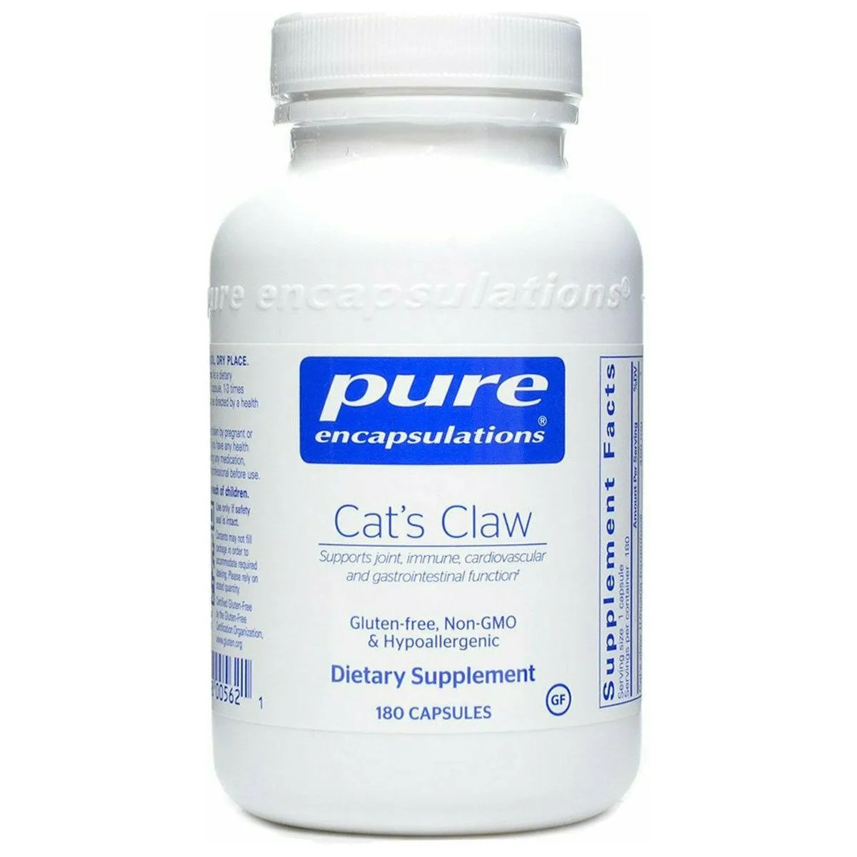 Cat's Claw 450 mg by Pure Encapsulations