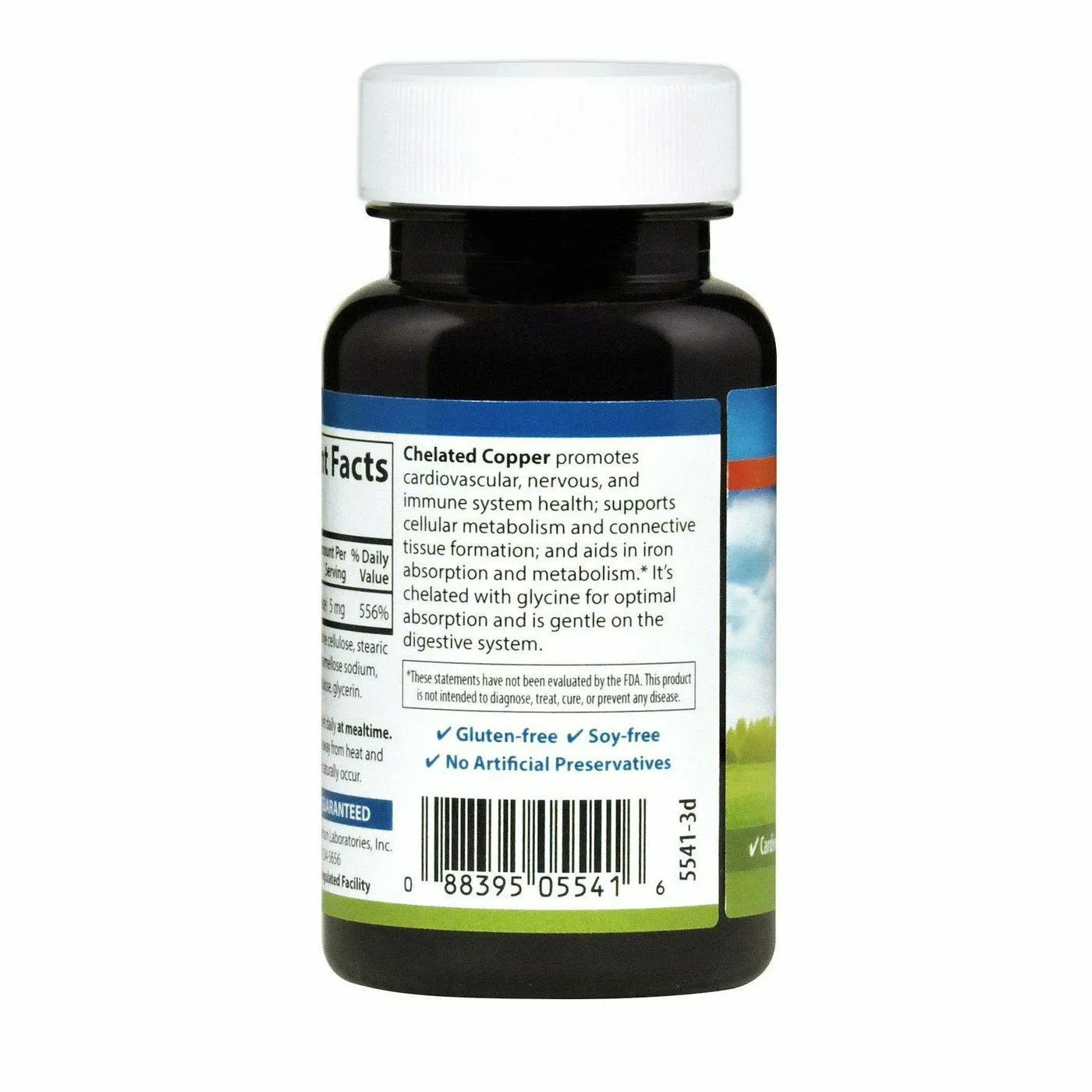 Chelated Copper 5 mg 100 tabs by Carlson Labs