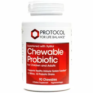Chewable Probiotic-4 90 chews by Protocol For Life Balance