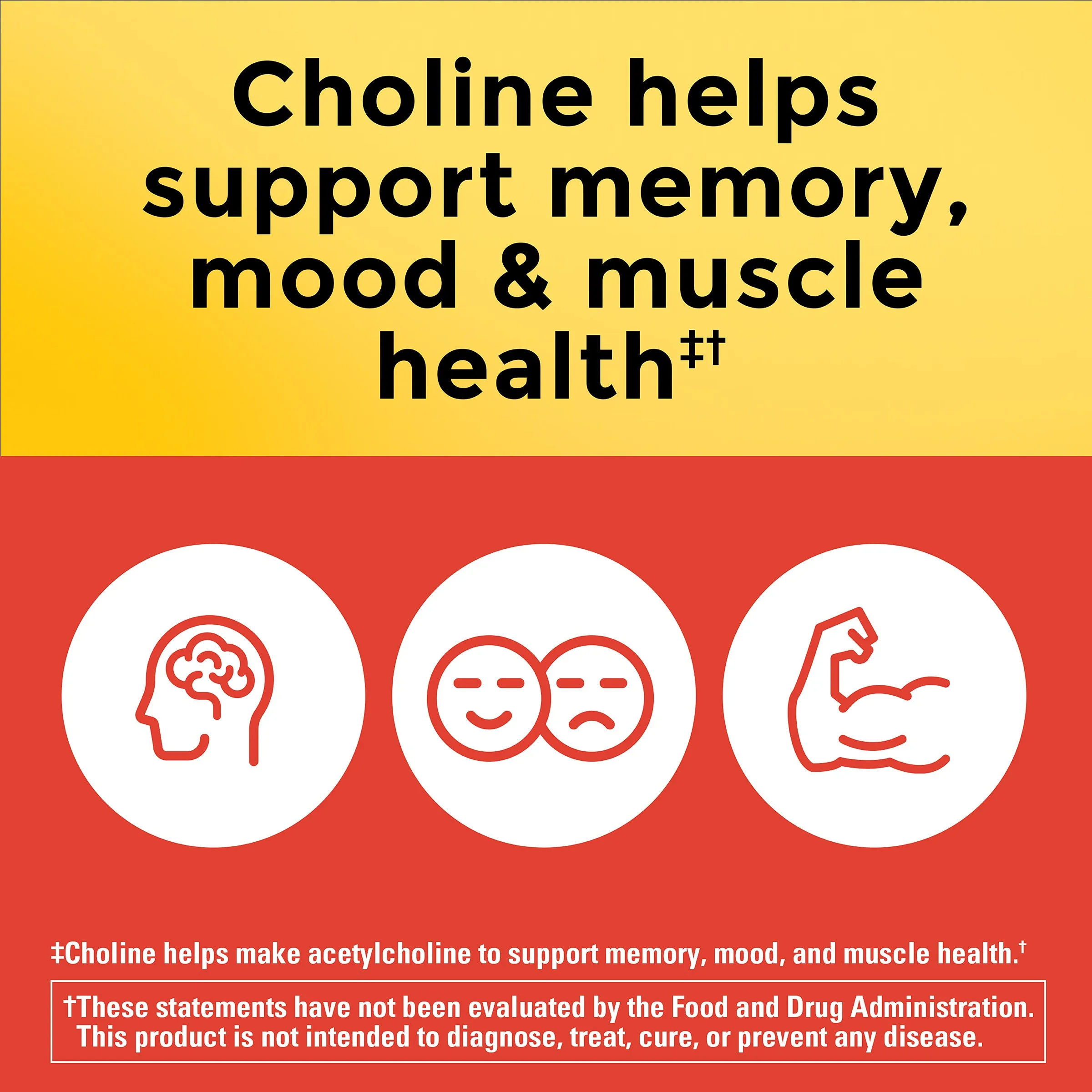 Choline Extra Strength Dosage 800 Mg Per 3 Capsules