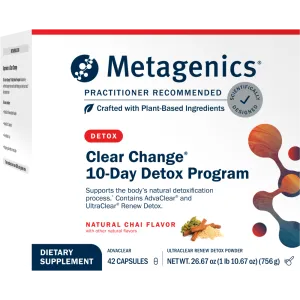 Clear Change 10-Day Detox Program Chai 10 Days by Metagenics