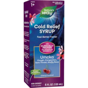 Cold Relief Syrup Cherry 4 oz by Nature's Way