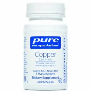 Copper (glycinate) 2 mg 60 vcaps by Pure Encapsulations
