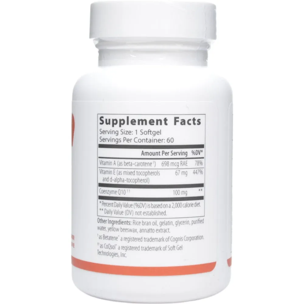 CoQ10 100 mg 60 Softgels by Nutri-Dyn