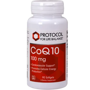 CoQ10 100 mg 90 gels by Protocol For Life Balance
