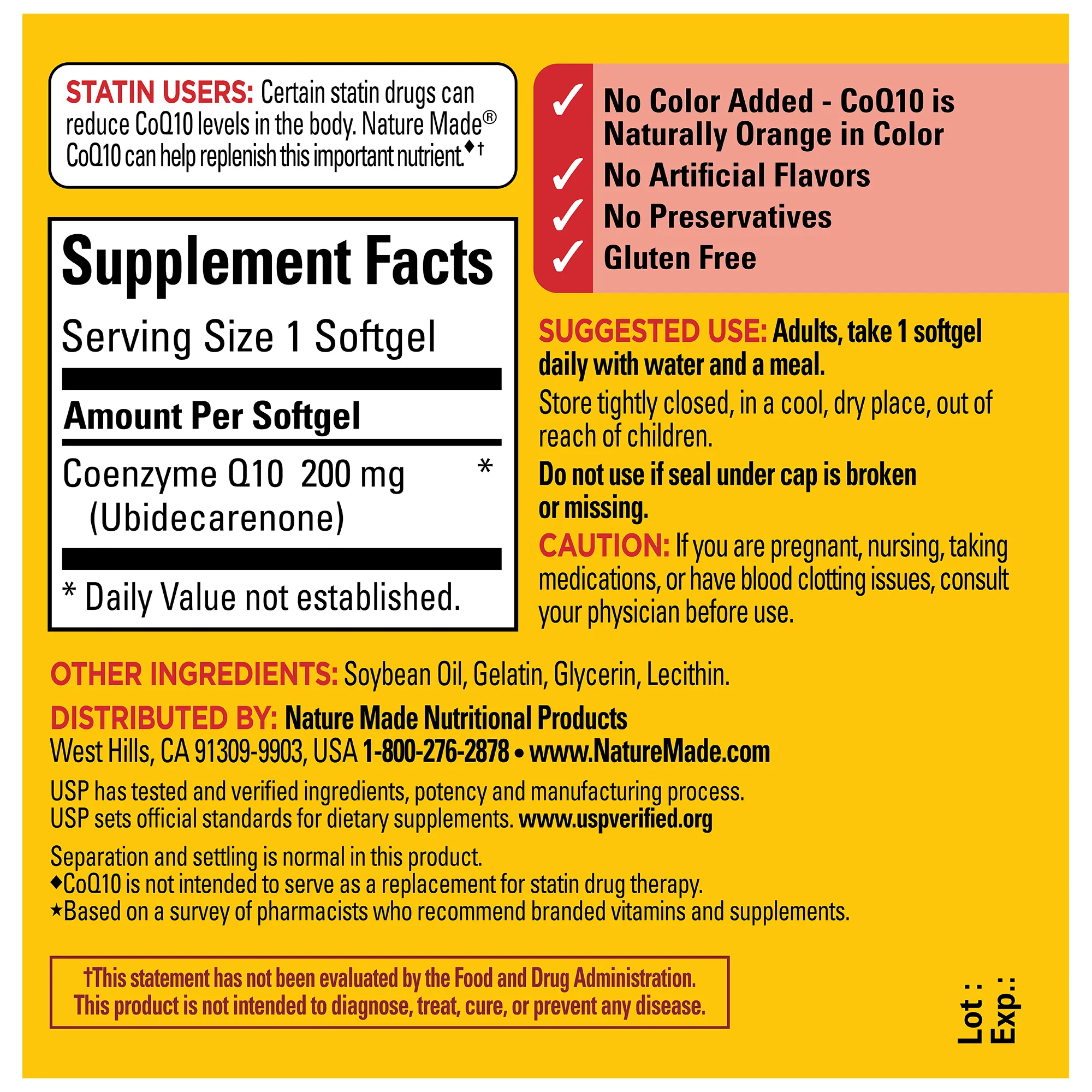 CoQ10 200 mg Softgels