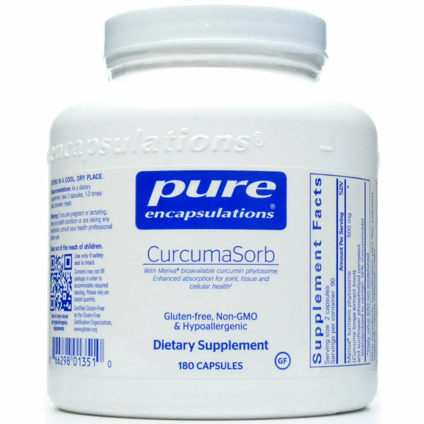 CurcumaSorb (Meriva) 180 vcaps by Pure Encapsulations