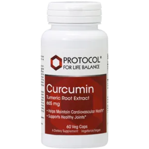 Curcumin 665 mg 60 vcaps by Protocol For Life Balance