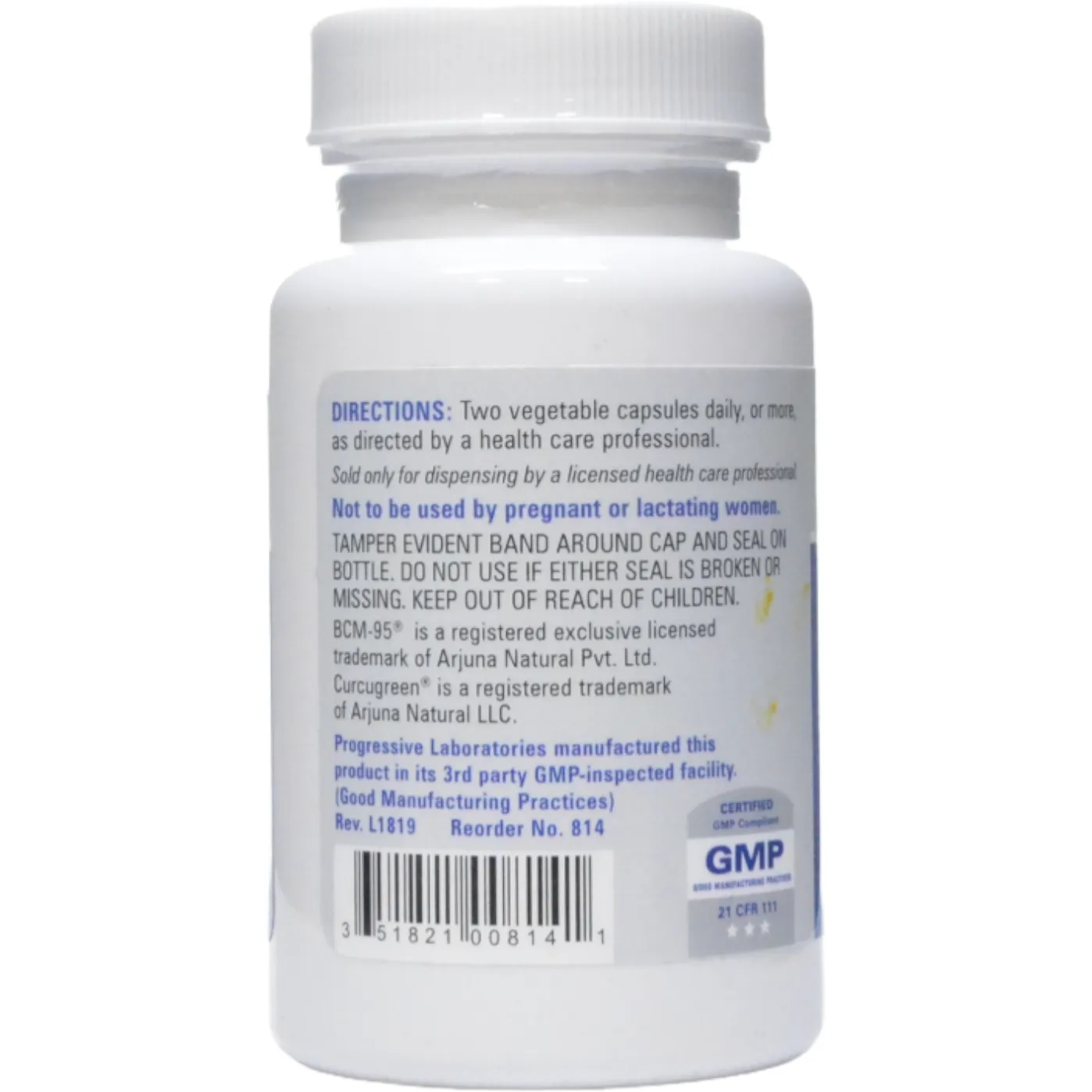 Curcumin BCM-95 60 vcaps by Progressive Labs