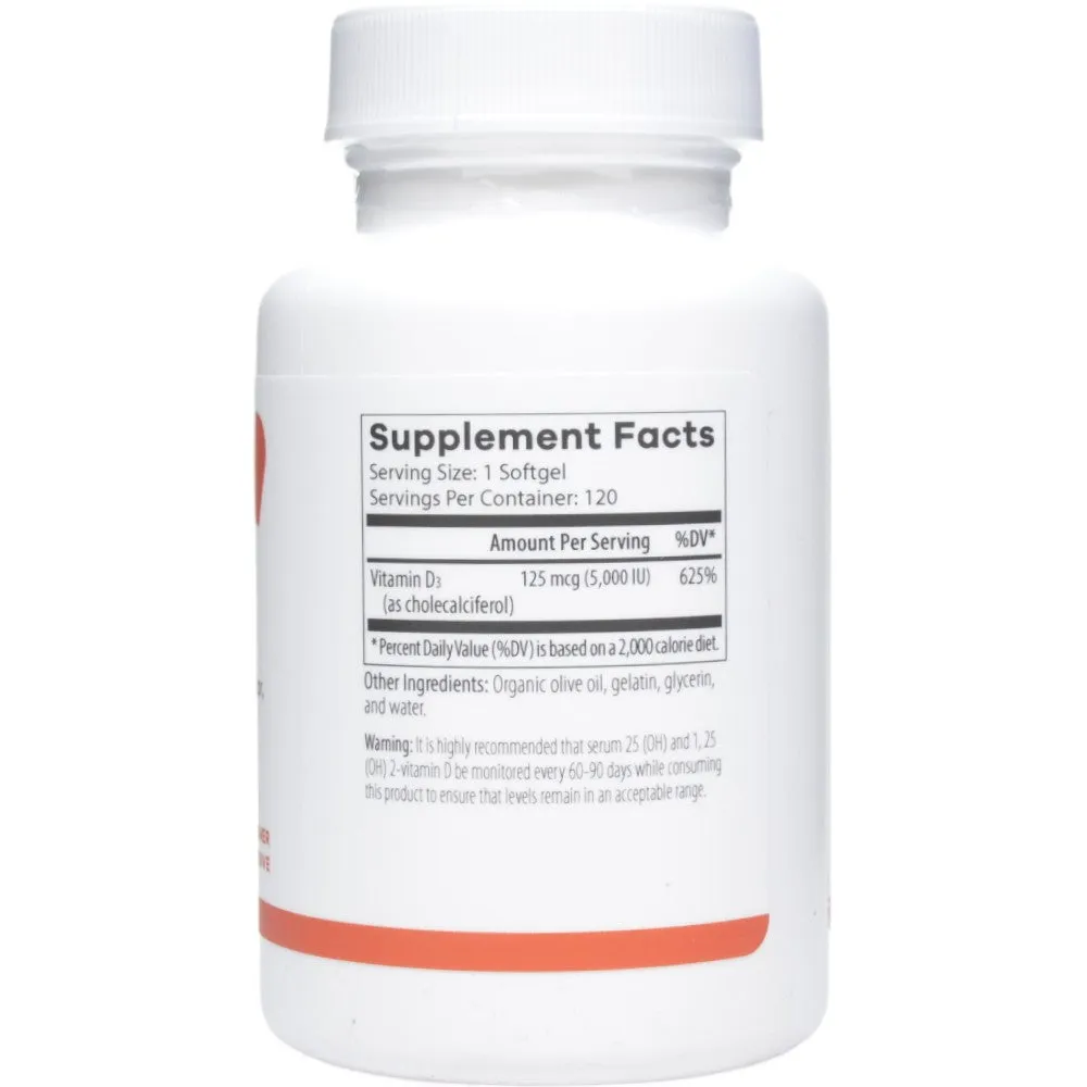 D3 5000 120 Softgels by Nutri-Dyn