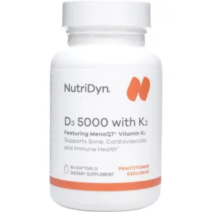 D3 5000 With K2 60 Softgels by Nutri-Dyn