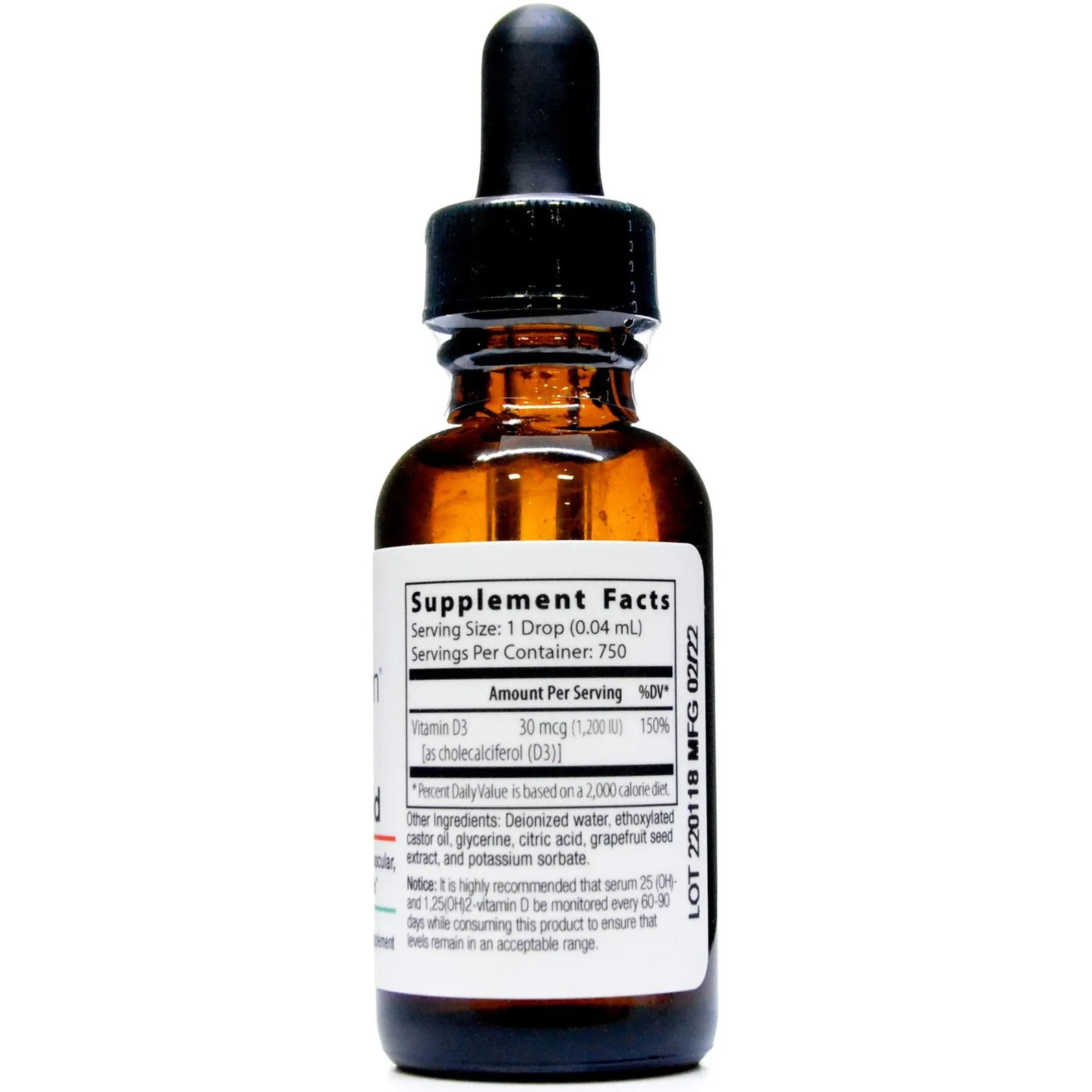 D3 Liquid (Micellized) 1 fl. oz. by Nutri-Dyn