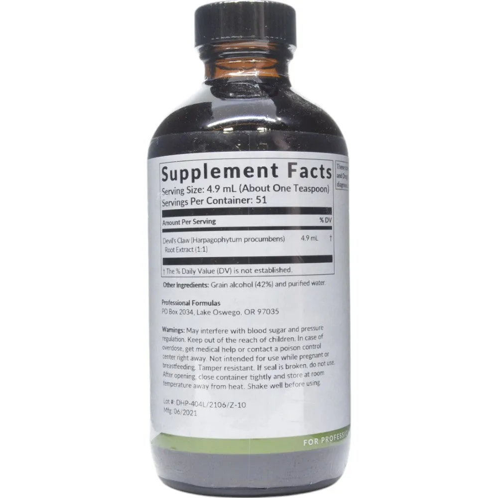 Devil's Claw (Harpagophytum procumbens) 8.4 oz by Professional Formulas