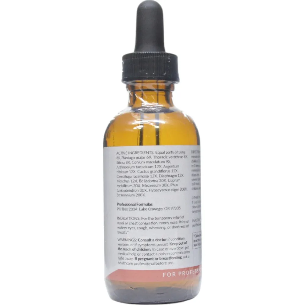 Difficulty Breathing Drops 2 oz by Professional Formulas