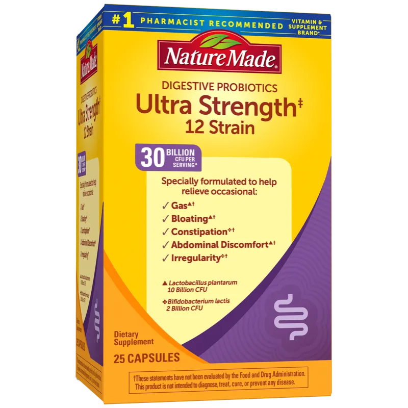 Digestive Probiotics Ultra Strength 12 Strain Capsules