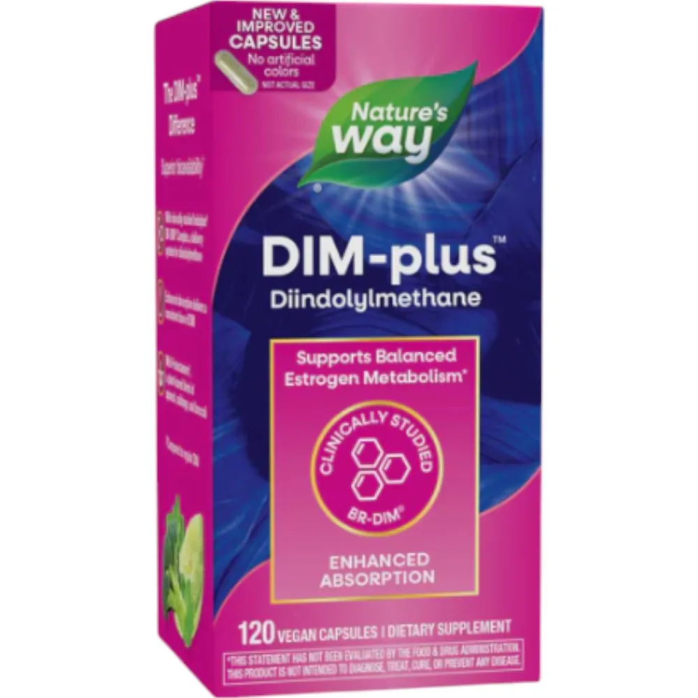 DIM Plus 120 caps by Nature's Way